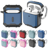 Estuche a prueba de golpes para auriculares inalámbricos de TPU + PC con gancho, para AirPods 1/2, para AirPods 3, para AirPods Pro